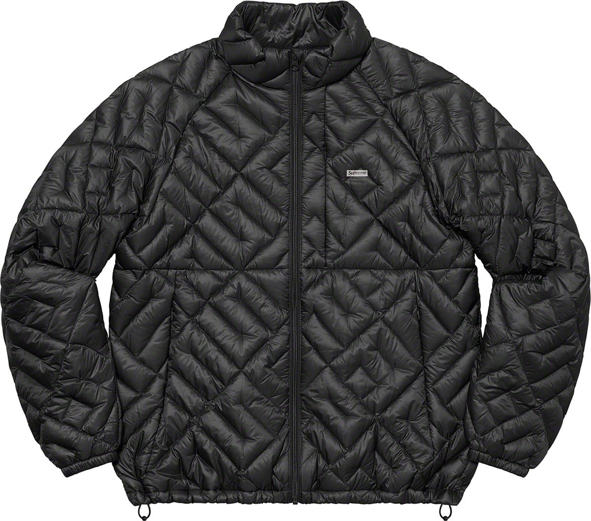 Spellout Quilted Lightweight Down Jacket view 8